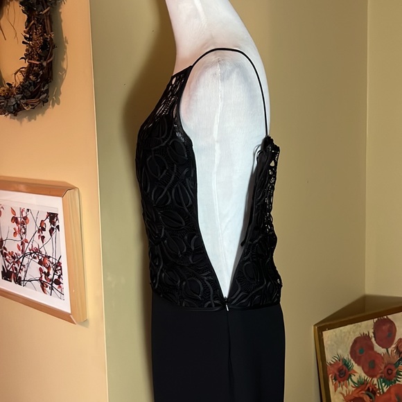 Vintage ANDREA POLIZZI Size 12 Blacktie Elegant Maxi Column TankDress HongKong - Picture 8 of 16